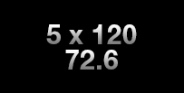 5x120 72.6cb (E/F 1/2/3/4/5/6/7/8 series,Z3/4)
