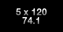 5x120 74.1cb (E39 5 series/E70/F15 X5/6)
