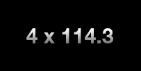 4x114.3 (Honda,Hyundai,Kia,Mitsubishi,Nissan,Suzuki,Toyota)