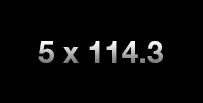 5x114.3 (Most Japanese,various other)