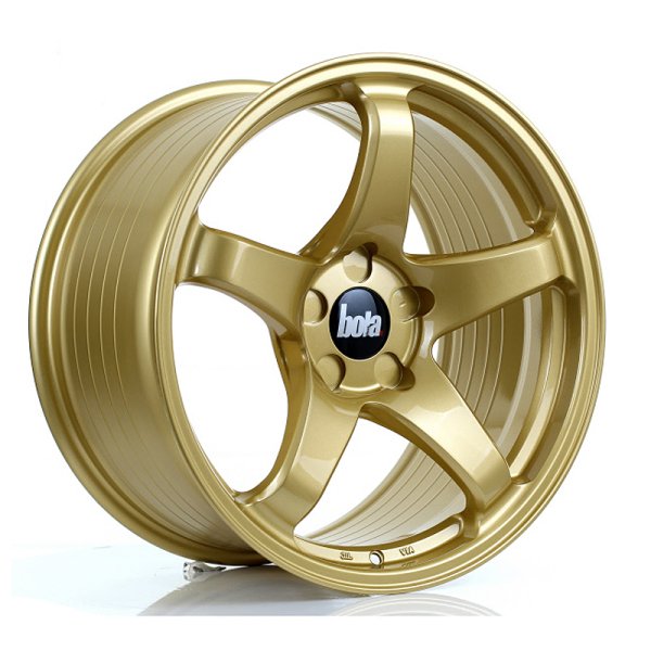 New 18 Inch BOLA B2R Alloy Wheels In Gold, Flow Formed, Wider Rear Option