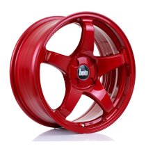 New 18 Inch BOLA B2R Alloy Wheels In Candy Red, Flow Formed, Wider Rear Option