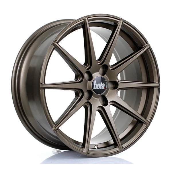 New 19 Inch BOLA CSR Alloy Wheels In Matt Bronze, Flow Formed, Wider Rear Option