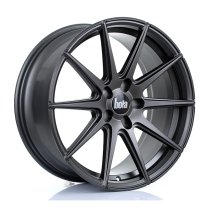 New 19 Inch BOLA CSR Alloy Wheels In Matt Gunmetal, Flow Formed, Wider Rear Option