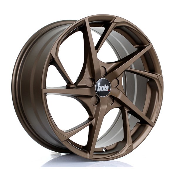 New 19 Inch BOLA B18 Alloy Wheels In Matt Bronze, Wider Rear Option