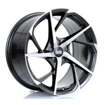 New 19 Inch BOLA B18 Alloy Wheels In Gunmetal Polished Face, Wider Rear Option