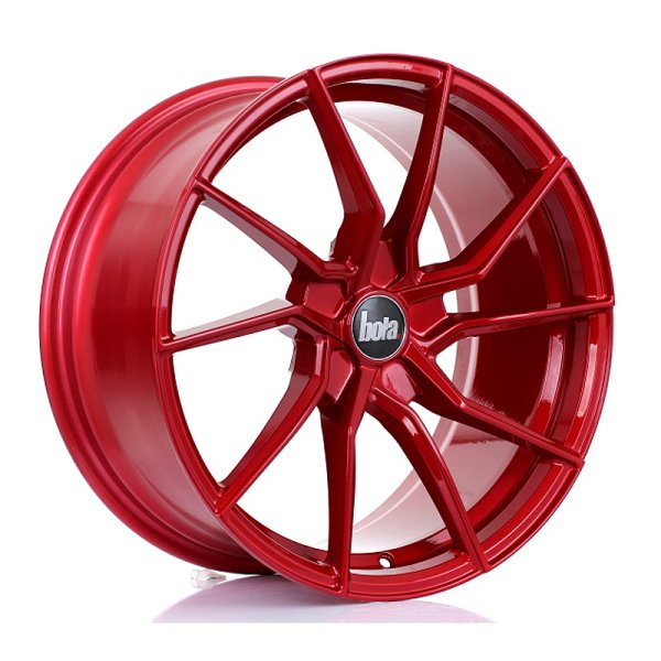 New 18 Inch BOLA B25 Alloy Wheels In Candy Red, BMW 5x120