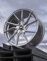 New 18 Inch BOLA B25 Alloy Wheels In Crystal Silver, BMW 5x120