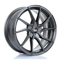 New 19 Inch BOLA B25 Alloy Wheels In Gloss Gunmetal, Wider Rear Option