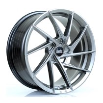 New 18 Inch BOLA B26 Alloy Wheels In Hyper Black, Flow Formed
