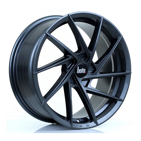 New 18 Inch BOLA B26 Alloy Wheels In Gloss Gunmetal, Flow Formed, BMW 5x120