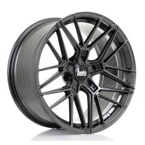 New 18 Inch BOLA FLZ Alloy Wheels In Gloss Gunmetal, Flow Formed, Wider Rear Option