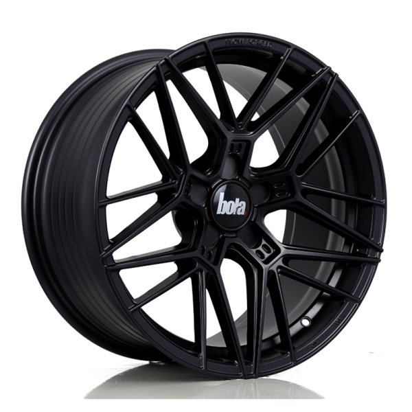 New 20 Inch BOLA FLZ Alloy Wheels In Matt Black, Flow Formed, Wider Rear Options, BMW 5x120