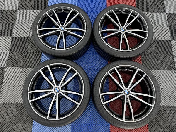 Used 19 Inch Genuine Bmw Style 791 M Sport G20 3 Series Alloy Wheels, Fully Refurbished, Wide Rear, Inc Runflat Tyres 5x112
