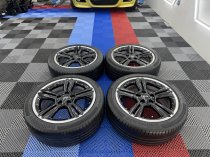 Used 18 Inch Genuine R60 Mini Countryman Style R127 2 Piece Split Rim Alloy Wheels, Good Condition Inc Tyres 5x120