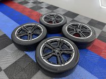 Used 18 Inch Genuine R60 Mini Countryman Style R127 2 Piece Split Rim Alloy Wheels, Good Condition Inc Tyres 5x120