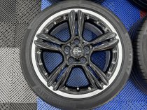 Used 18 Inch Genuine R60 Mini Countryman Style R127 2 Piece Split Rim Alloy Wheels, Good Condition Inc Tyres 5x120