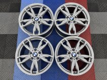 Used 18 Inch Genuine BMW Style 436M 140i 240i Alloy Wheels, Fully Refurbished in Ferric Grey Wider Rears 5x120