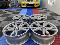 Used 18 Inch Genuine BMW Style 436M 140i 240i Alloy Wheels, Fully Refurbished in Ferric Grey Wider Rears 5x120