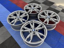 Used 18 Inch Genuine BMW Style 436M 140i 240i Alloy Wheels, Fully Refurbished in Ferric Grey Wider Rears 5x120