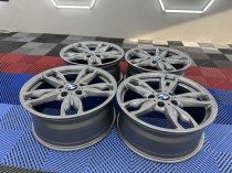 Used 18 Inch Genuine BMW Style 436M 140i 240i Alloy Wheels, Fully Refurbished in Ferric Grey Wider Rears 5x120