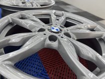 Used 18 Inch Genuine BMW Style 436M 140i 240i Alloy Wheels, Fully Refurbished in Ferric Grey Wider Rears 5x120