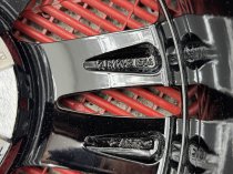 Used 17 Inch Genuine Mini Style 562 JCW Track Spoke Alloy Wheels , Fully Refurbished In Gloss Black 5x112