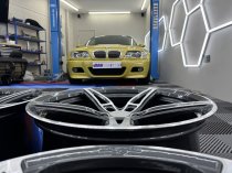 Used 20" Genuine AC Schnitzer AC1 Forged Bi Colour Alloy Wheels For F80 F82 M3 M4 ,Fully Refurbished, Wider 10" Rears