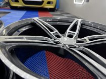 Used 20" Genuine AC Schnitzer AC1 Forged Bi Colour Alloy Wheels For F80 F82 M3 M4 ,Fully Refurbished, Wider 10" Rears