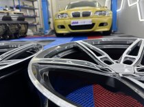 Used 20" Genuine AC Schnitzer AC1 Forged Bi Colour Alloy Wheels For F80 F82 M3 M4 ,Fully Refurbished, Wider 10" Rears
