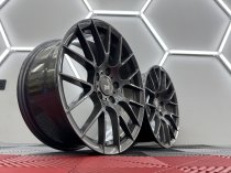 NEW 18 INCH 359 STYLE ALLOY WHEELS IN GLOSS GUNMETAL, WIDER 9" REARS 5x120