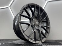 NEW 18 INCH 359 STYLE ALLOY WHEELS IN GLOSS GUNMETAL, WIDER 9" REARS 5x120
