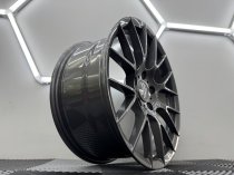 NEW 18 INCH 359 STYLE ALLOY WHEELS IN GLOSS GUNMETAL, WIDER 9" REARS 5x120