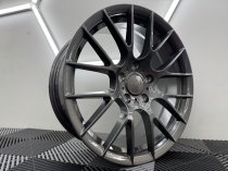 NEW 18 INCH 359 STYLE ALLOY WHEELS IN GLOSS GUNMETAL, WIDER 9" REARS 5x120