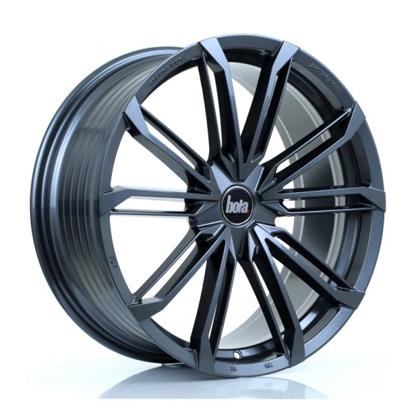 New 20 Inch Bola Vansport B23 Alloy Wheels In Gloss Gunmetal