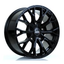 New 18 Inch Bola Vansport B24 Alloy Wheels In Gloss Black, 900kg Load, Ford Transit Custom Gen 1 Van 5x160
