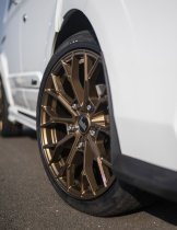 New 18 Inch Bola Vansport B24 Alloy Wheels In Gloss Bronze, 900kg Load Rated, Ford Transit Custom 5x160