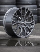 New 18 Inch Bola Vansport B24 Alloy Wheels In Gloss Gunmetal, 900kg Load Rated, Ford Transit Custom 5x160