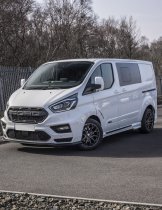 New 18 Inch Bola Vansport B24 Alloy Wheels In Gloss Gunmetal, 900kg Load Rated, Ford Transit Custom 5x160