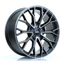New 20 Inch Bola Vansport B24 Alloy Wheels In Gloss Gunmetal Polished Face, 900kg Load Rated, Ford Transit Custom 5x160