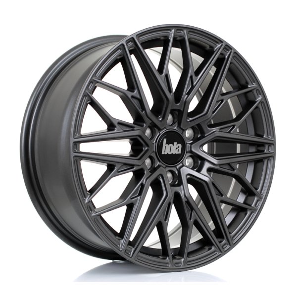 New 18 Inch Bola Vansport B32 Alloy Wheels In Matt Gunmetal, 1150kg Load, Ford Transit Custom, VW Transporter T7 6x120