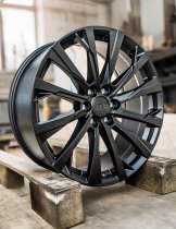 New 20 Inch Bola Vansport B34 Alloy Wheels In Matt Black, 1250kg Load Rated, Ford Transit Custom, VW Transporter T7 6x120