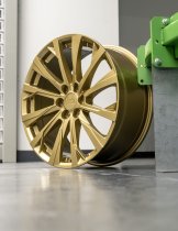 New 20 Inch Bola Vansport B34 Alloy Wheels In Gold, 1250kg Load Rated, Ford Transit Custom, VW Transporter T7 6x120