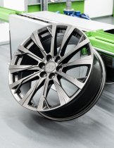 New 20 Inch Bola Vansport B34 Alloy Wheels In Gloss Gunmetal, 1250kg Load Rated, Ford Transit Custom, VW Transporter T7 6x120