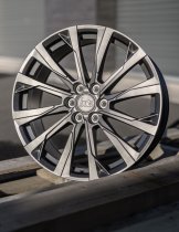 New 20 Inch Bola Vansport B34 Alloy Wheels In Matt Gunmetal, 1250kg Load Rated, Ford Transit Custom, VW Transporter T7 6x120