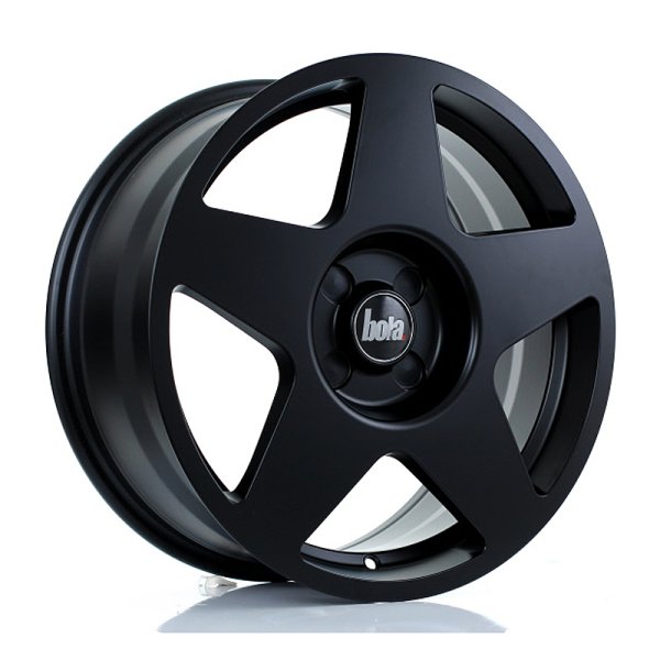 New 17 Inch BOLA B10 Alloy Wheels In Matt Black, BMW 5x120