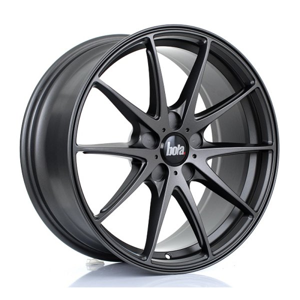 New 18 Inch BOLA B9 Alloy Wheels In Matt Gunmetal With Wider Rear Option