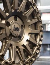 New 17 Inch Bola Vansport B30 Alloy Wheels In Matt Bronze, Ford Transit Custom Gen 2, VW Transporter T7 6x120