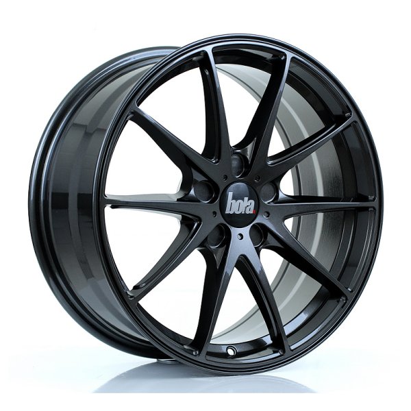 New 18 Inch BOLA B9 Alloy Wheels In Gloss Gunmetal With Wider Rear Option, 5x120