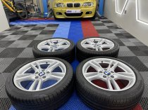 Used 18 Inch Genuine BMW Style 400 M Sport F30 3 4 Series Alloy Wheels, Wider Rears, Fully Refurbished Inc Runflat Tyres 5x120